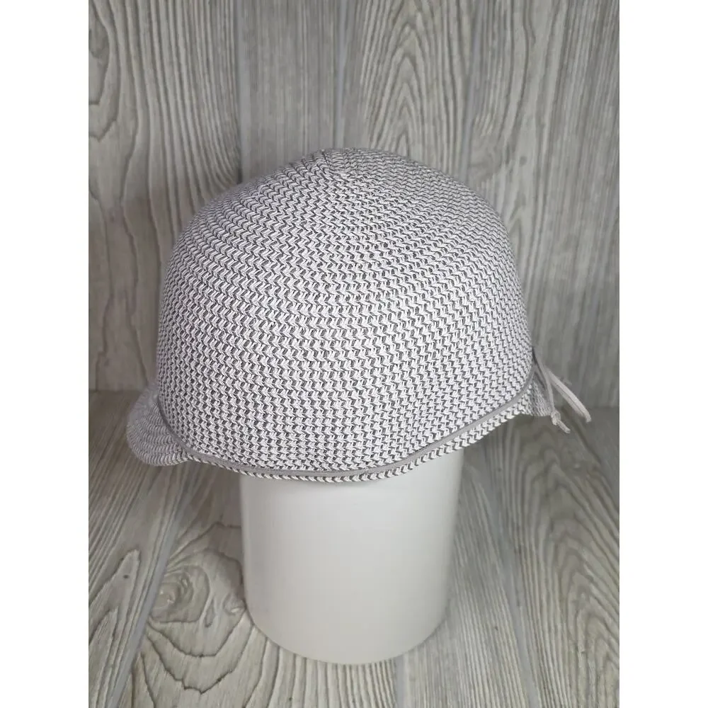 Nine West Ora Bucket Hat Light Gray Woven